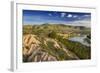 Clay Cliffs Along the Flathead River Near Ronan, Montana, Usa-Chuck Haney-Framed Photographic Print