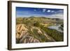 Clay Cliffs Along the Flathead River Near Ronan, Montana, Usa-Chuck Haney-Framed Photographic Print