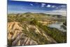 Clay Cliffs Along the Flathead River Near Ronan, Montana, Usa-Chuck Haney-Mounted Photographic Print