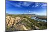 Clay Cliffs Along the Flathead River Near Ronan, Montana, Usa-Chuck Haney-Mounted Photographic Print