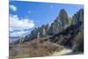 Clay Cliffs, Omarama, Canterbury, South Island, New Zealand-Ed Rhodes-Mounted Photographic Print