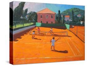 Clay Court Tennis, Lapad, Croatia, 2012-Andrew Macara-Stretched Canvas