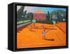 Clay Court Tennis, Lapad, Croatia, 2012-Andrew Macara-Framed Stretched Canvas