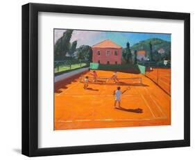 Clay Court Tennis, Lapad, Croatia, 2012-Andrew Macara-Framed Giclee Print