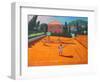 Clay Court Tennis, Lapad, Croatia, 2012-Andrew Macara-Framed Giclee Print