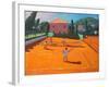 Clay Court Tennis, Lapad, Croatia, 2012-Andrew Macara-Framed Giclee Print