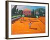 Clay Court Tennis, Lapad, Croatia, 2012-Andrew Macara-Framed Giclee Print