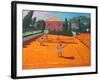 Clay Court Tennis, Lapad, Croatia, 2012-Andrew Macara-Framed Giclee Print