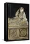 Clay Cover for a Sarcophagus Portraying Deceased 'Larthia Seianti' from Chiusi-null-Framed Stretched Canvas