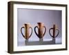 Clay Cups from Troy II, Turkey, Anatolian Civilization, 26th-23rd Century BC-null-Framed Giclee Print