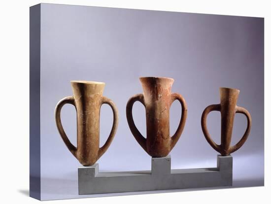Clay Cups from Troy II, Turkey, Anatolian Civilization, 26th-23rd Century BC-null-Stretched Canvas