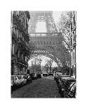 Street View of La Tour Eiffel-Clay Davidson-Stretched Canvas