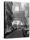 Street View of La Tour Eiffel-Clay Davidson-Framed Giclee Print