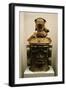 Clay Funeral Urn Showing a Statue of a Jaguar on the Lid-null-Framed Giclee Print