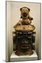 Clay Funeral Urn Showing a Statue of a Jaguar on the Lid-null-Mounted Giclee Print