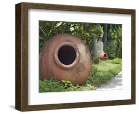 Clay Jars Called Tinajones in the Gardens of What Was Originally the Villa of Jose Gomez Mena-John Harden-Framed Photographic Print