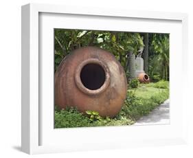 Clay Jars Called Tinajones in the Gardens of What Was Originally the Villa of Jose Gomez Mena-John Harden-Framed Photographic Print