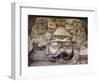 Clay Mask Depicting the Sun God in Temple 5 in Comalcalco-null-Framed Giclee Print