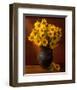 Clay Pot Sunflowers Still Life-null-Framed Premium Giclee Print