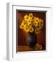 Clay Pot Sunflowers Still Life-null-Framed Premium Giclee Print