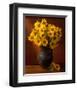 Clay Pot Sunflowers Still Life-null-Framed Art Print