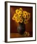 Clay Pot Sunflowers Still Life-null-Framed Art Print