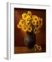 Clay Pot Sunflowers Still Life-null-Framed Art Print