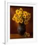 Clay Pot Sunflowers Still Life-null-Framed Art Print