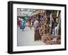 Clay Products at Market, Weligama, Southern Province, Sri Lanka, Asia-Ian Trower-Framed Photographic Print