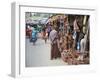 Clay Products at Market, Weligama, Southern Province, Sri Lanka, Asia-Ian Trower-Framed Photographic Print