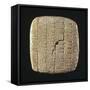 Clay Tablet Engraved in Cuneiform Characters from Ebla, Syria-null-Framed Stretched Canvas