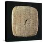 Clay Tablet Engraved in Cuneiform Characters from Ebla, Syria-null-Stretched Canvas