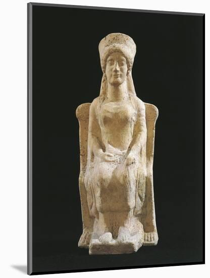 Clay Votive Statue from Megara Iblea, Sicily, Italy BC-null-Mounted Giclee Print