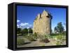 Claypotts Castle, Broughty Ferry, Near Dundee, Highlands, Scotland, United Kingdom, Europe-Kathy Collins-Framed Stretched Canvas