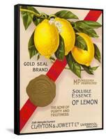 Clayton & Jowett, Liverpool, "Essence Of Lemon" Advert, 1948-Mikeyashworth-Framed Stretched Canvas