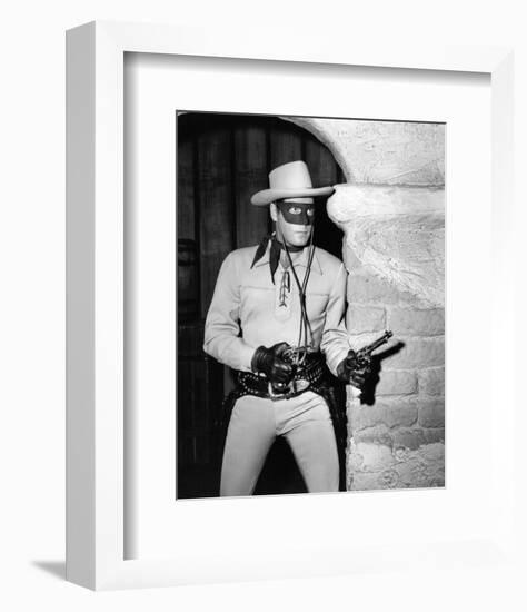 Clayton Moore, The Lone Ranger (1949)-null-Framed Photo