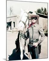 Clayton Moore, The Lone Ranger (1956)-null-Mounted Photo