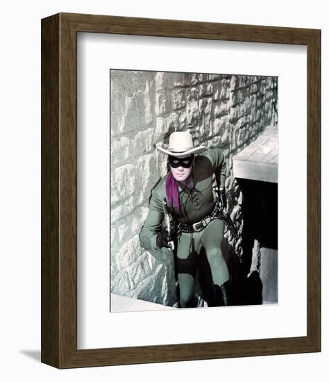 Clayton Moore, The Lone Ranger (1956)-null-Framed Photo