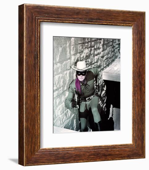 Clayton Moore, The Lone Ranger (1956)-null-Framed Photo