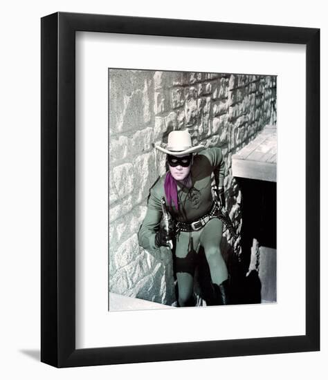 Clayton Moore, The Lone Ranger (1956)-null-Framed Photo