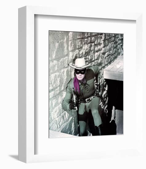 Clayton Moore, The Lone Ranger (1956)-null-Framed Photo