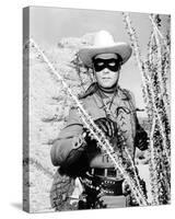 Clayton Moore - The Lone Ranger-null-Stretched Canvas