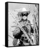 Clayton Moore - The Lone Ranger-null-Framed Stretched Canvas