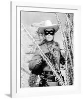 Clayton Moore - The Lone Ranger-null-Framed Photo