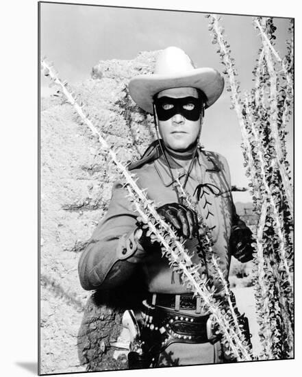 Clayton Moore - The Lone Ranger-null-Mounted Photo