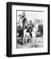 Clayton Moore - The Lone Ranger-null-Framed Photo