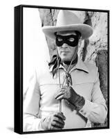 Clayton Moore - The Lone Ranger-null-Framed Stretched Canvas