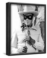 Clayton Moore - The Lone Ranger-null-Framed Photo