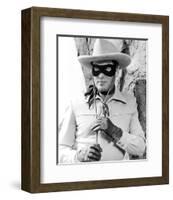 Clayton Moore - The Lone Ranger-null-Framed Photo