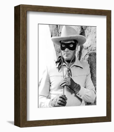 Clayton Moore - The Lone Ranger-null-Framed Photo